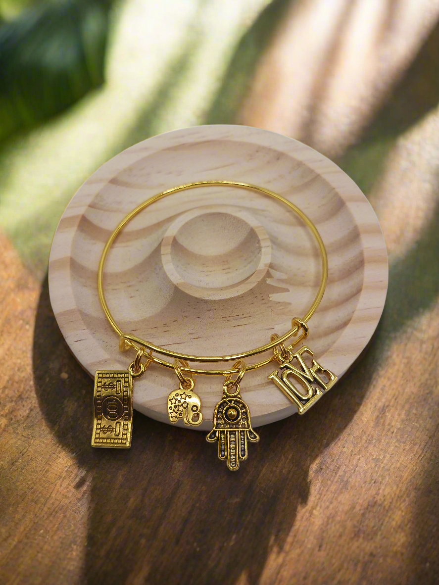 Gold Classic Bangle #5 (One Size Fits Most)